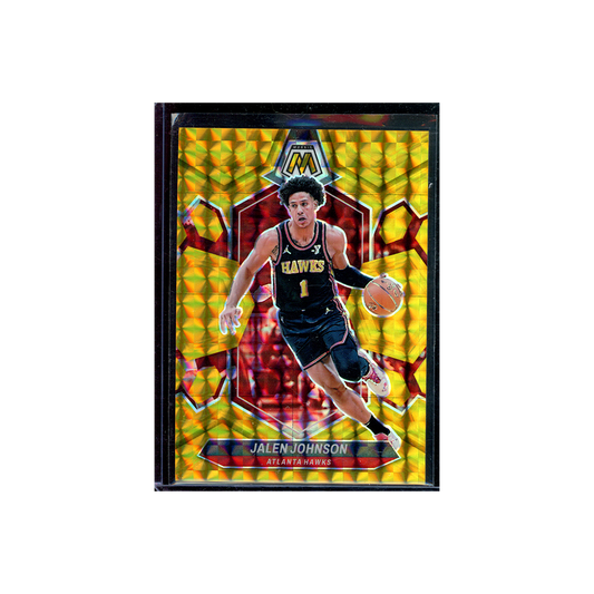 Jalen Johnson 2023-24 Panini Mosaic Basketball Gold /10