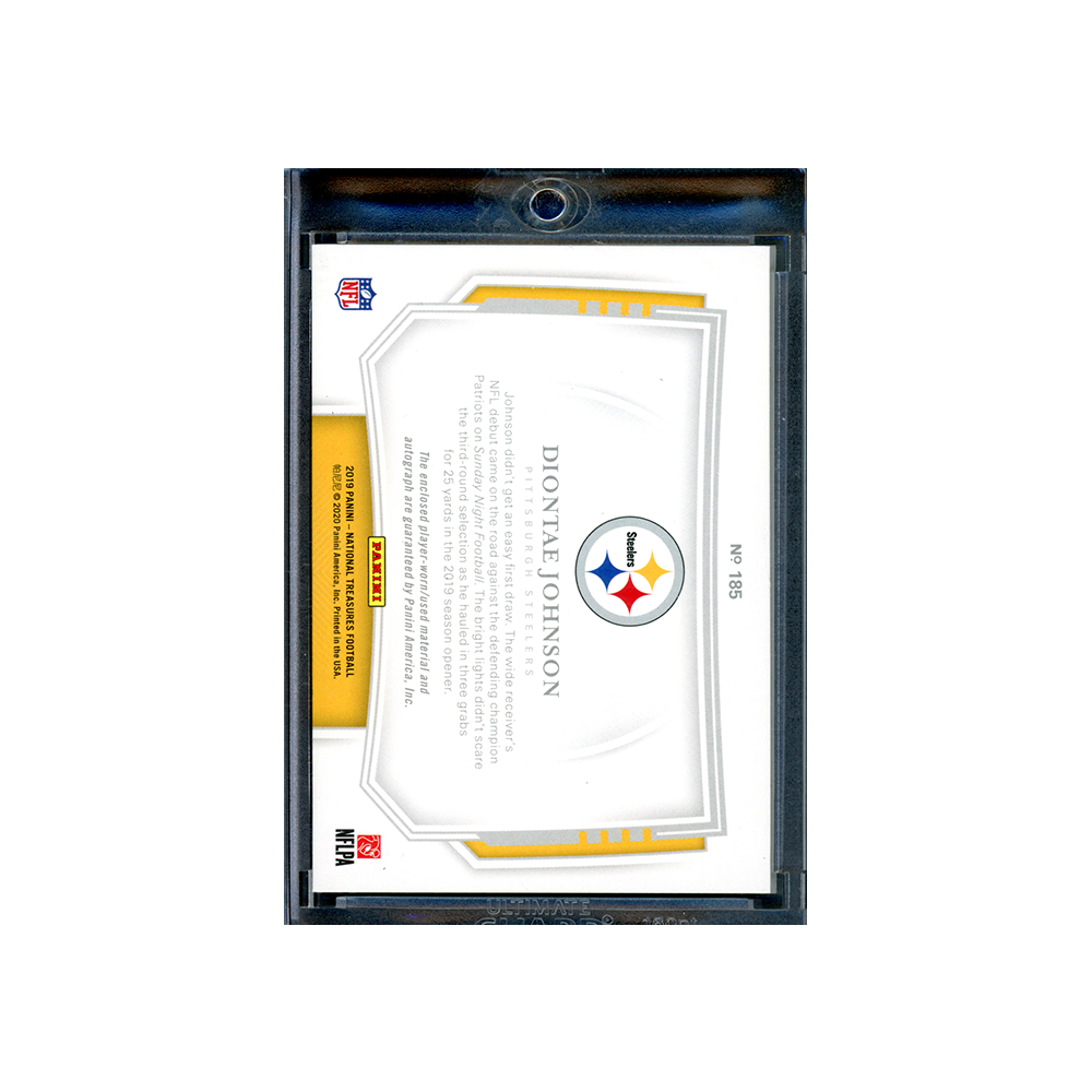 Diontae Johnson 2019 Panini National Treasures Football RPA /25