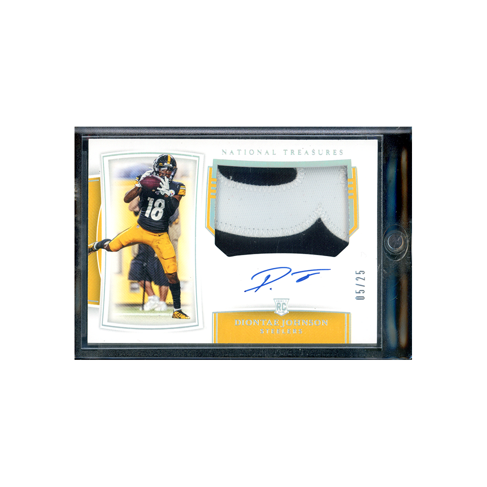 Diontae Johnson 2019 Panini National Treasures Football RPA /25