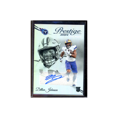 Dillon Johnson 2024 Panini Prestige Football Rookie XTRA Points Auto