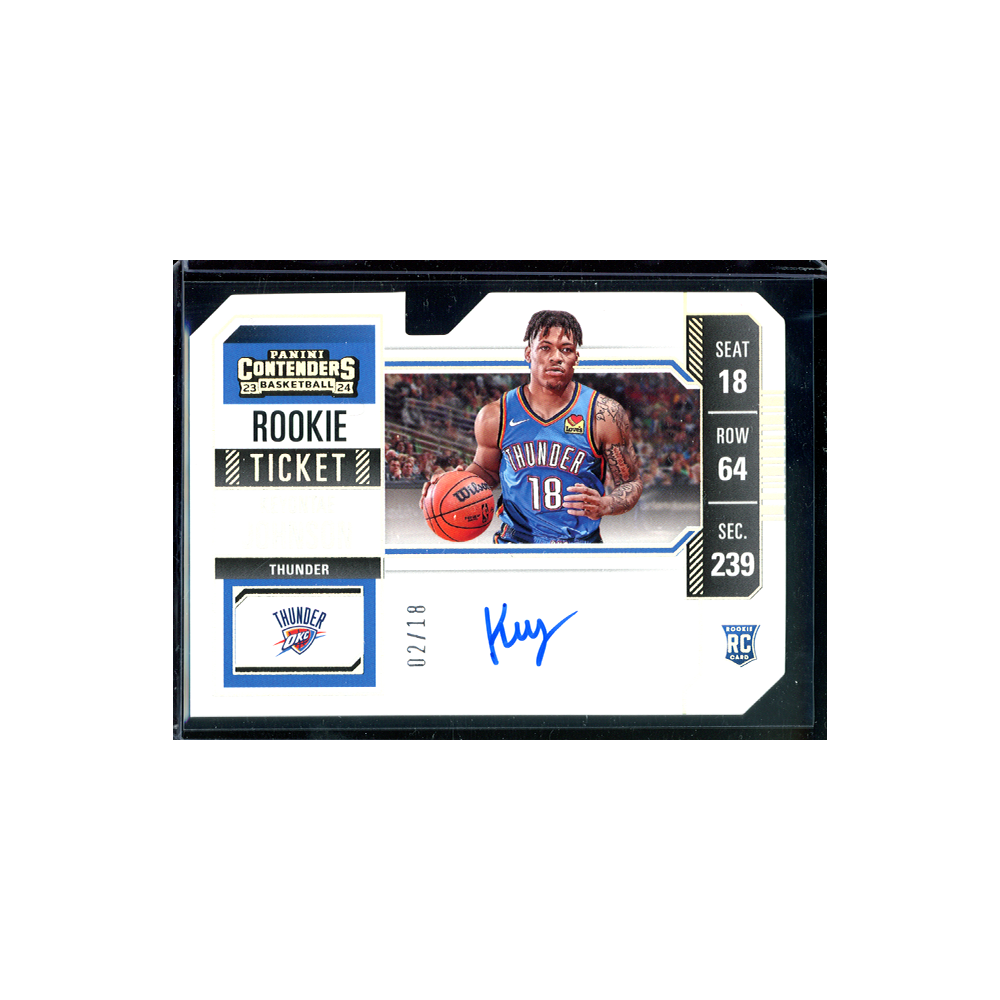 Keyontae Johnson 2023-24 Panini Contenders Basketball Rookie Ticket Stub Auto /18