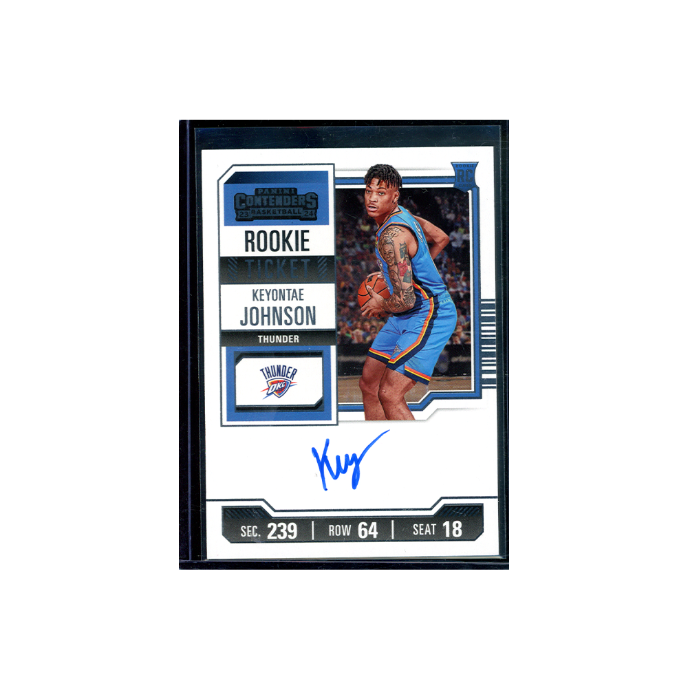 Keyontae Johnson 2023-24 Panini Contenders Basketball Rookie Ticket Auto