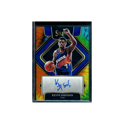 Kevin Johnson 2021-22 Panini Select Basketball Tie-Dye Auto /25