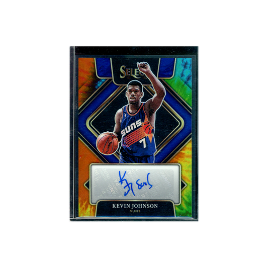 Kevin Johnson 2021-22 Panini Select Basketball Tie-Dye Auto /25