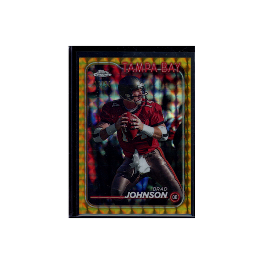 Brad Johnson 2024 Topps Chrome Football Gold /50