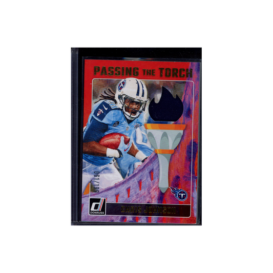 Johnson / Spears 2024 Panini Donruss Football Passing the Torch Patch /199