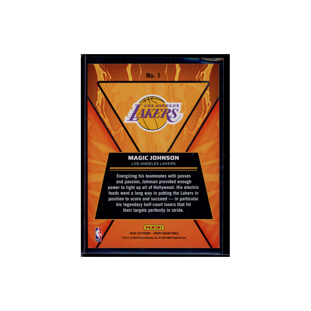 Magic Johnson 2024-25 Panini Hoops Basketball High Voltage #1
