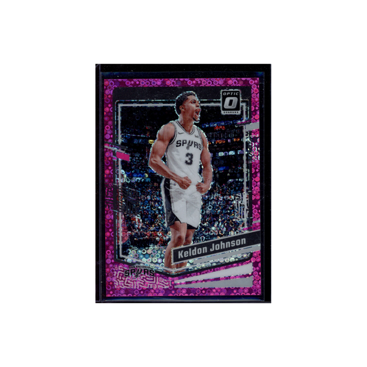 Keldon Johnson 2023-24 Panini Donruss Optic Basketball Pink Fast Break /25