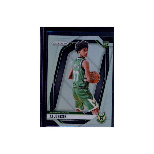 AJ Johnson 2024-25 Panini Prizm Basketball Rookie Silver #251