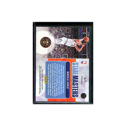 Nikola Jokic 2023-24 Panini Mosaic Basketball Stare Masters Purple /99