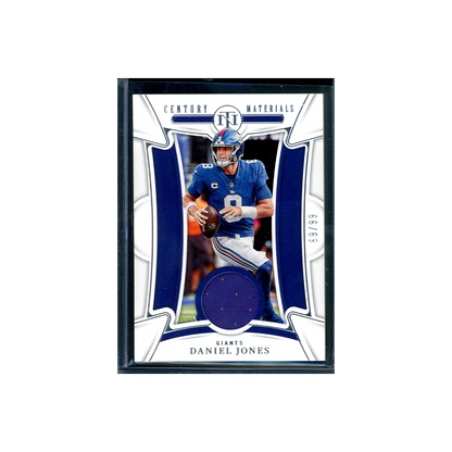 Daniel Jones 2022 Panini National Treasures Football Century Materials /99