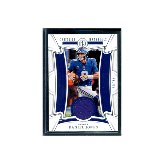 Daniel Jones 2022 Panini National Treasures Football Century Materials /99