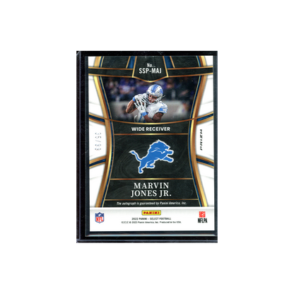 Marvin Jones Jr 2022 Panini Select Football Select Signatures Auto Blue /99