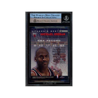 Michael Jordan 1997-98 Topps Chrome Shooting Stars BGS 8.5