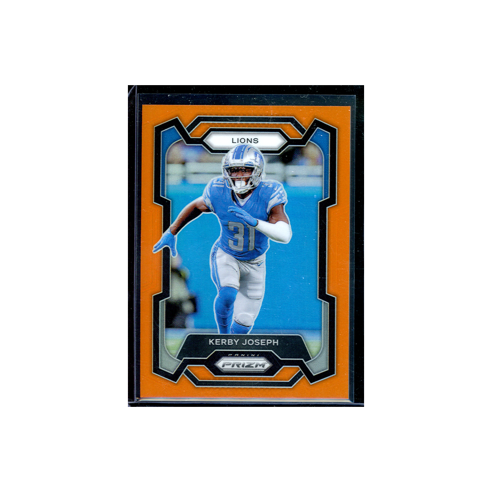 Kerby Joseph 2023 Panini Prizm Football Orange Prizm /249