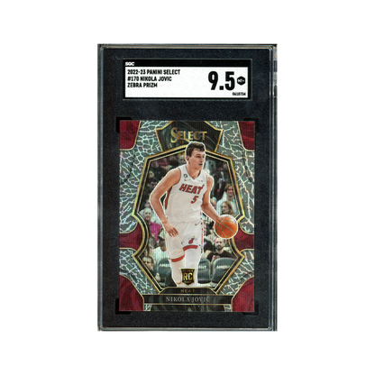 Nikola Jovic 2022-23 Panini Select Elephant Prizm Rookie SGC 9.5