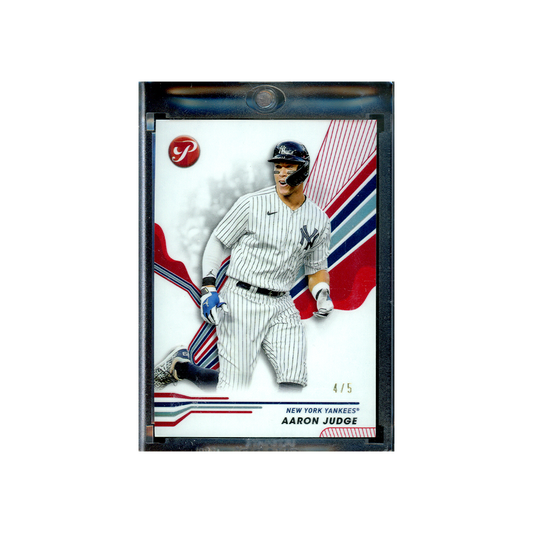 Aaron Judge 2024 Topps Pristine Red Refractor /5