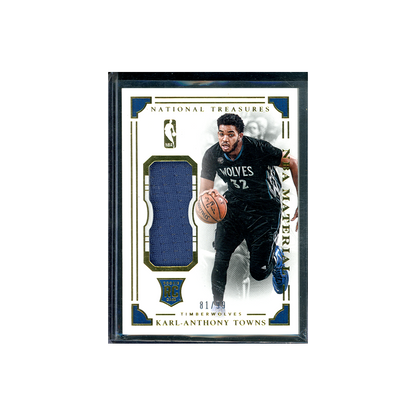 Karl Anthony-Towns 2015-16 Panini National Treasures Basketball NBA Material Rookie Patch /99