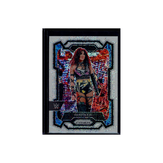 Dakota Kai 2024 Panini Prizm WWE White Sparkle Prizm