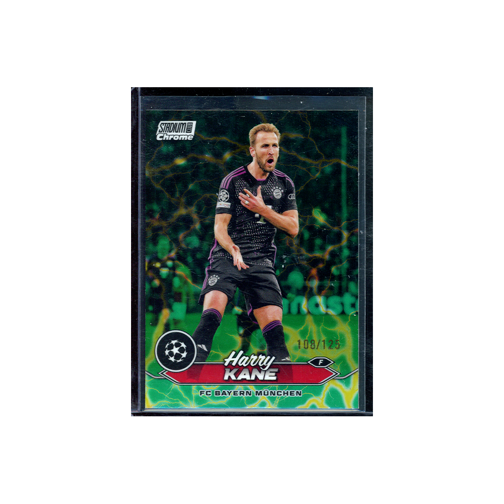 Harry Kane2023-24 Topps Stadium Club Chrome Green Yellow Electric Refractor /125