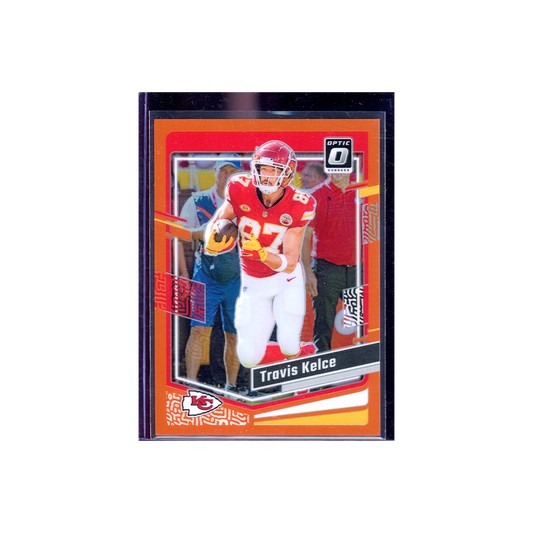 Travis Kelce 2023 Panini Donruss Optic Football Orange /249