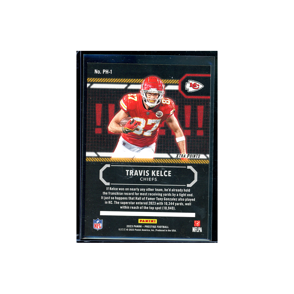 Travis Kelce 2023 Panini Prestige Football Power House Pink /25