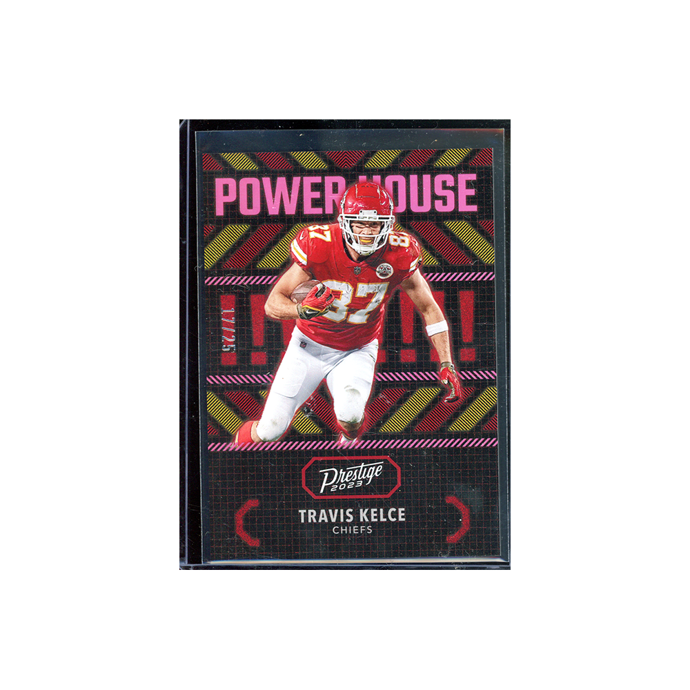 Travis Kelce 2023 Panini Prestige Football Power House Pink /25