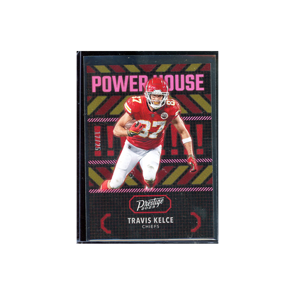 Travis Kelce 2023 Panini Prestige Football Power House Pink /25