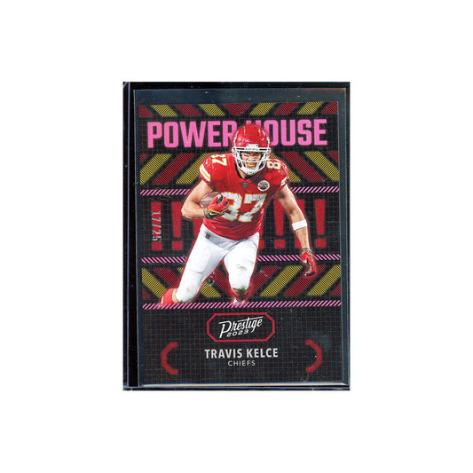 Travis Kelce 2023 Panini Prestige Football Power House Pink /25