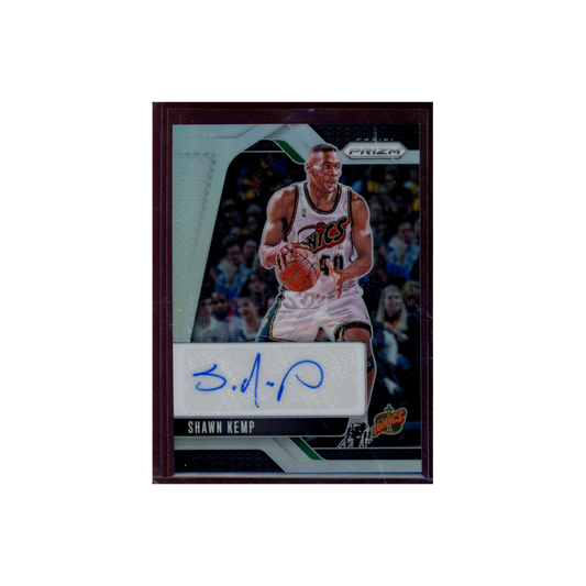 Shawn Kemp 2024-25 Panini Prizm Basketball Silver Auto