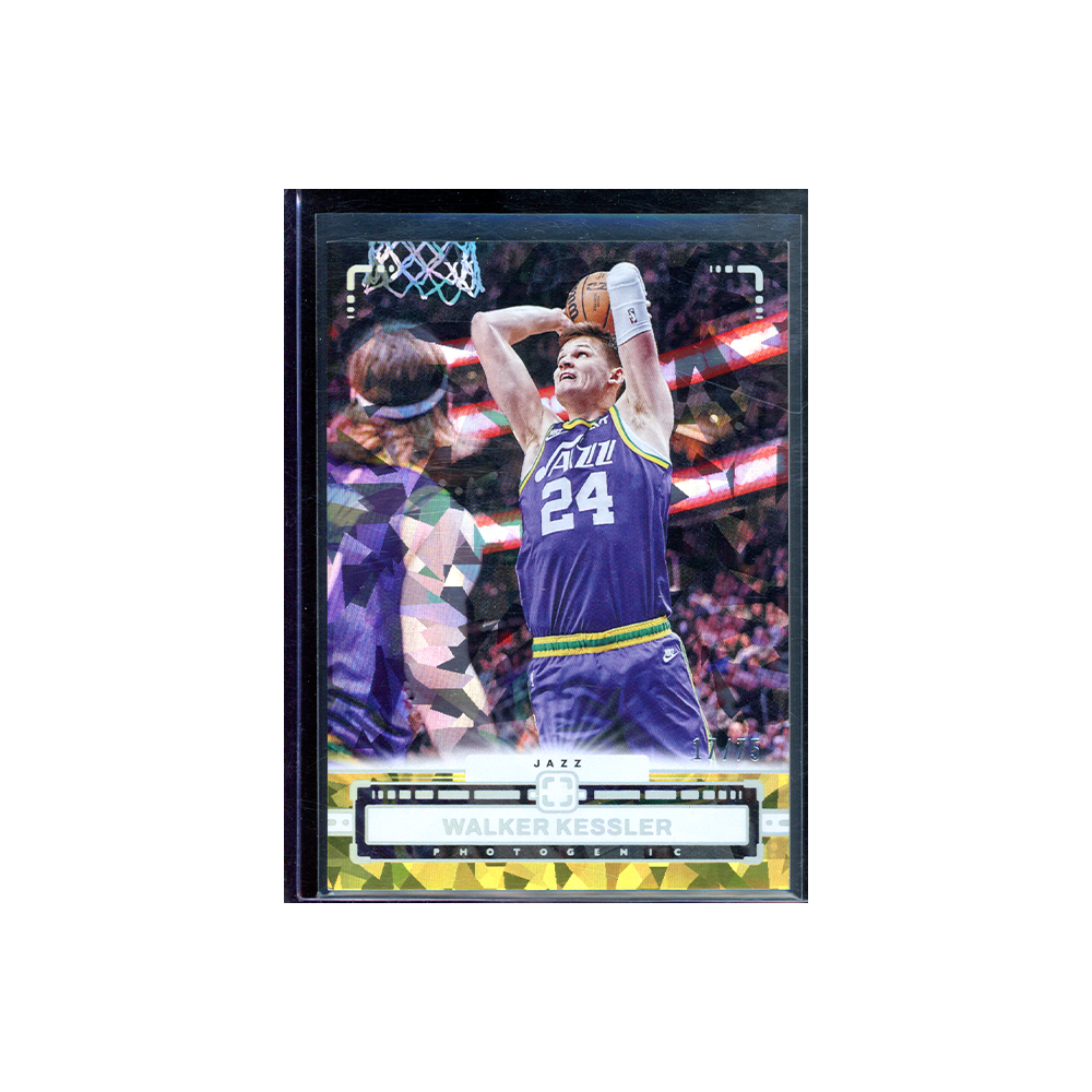 Walker Kessler 2023-24 Panini Photogenic Basketball Cracked Ice /75