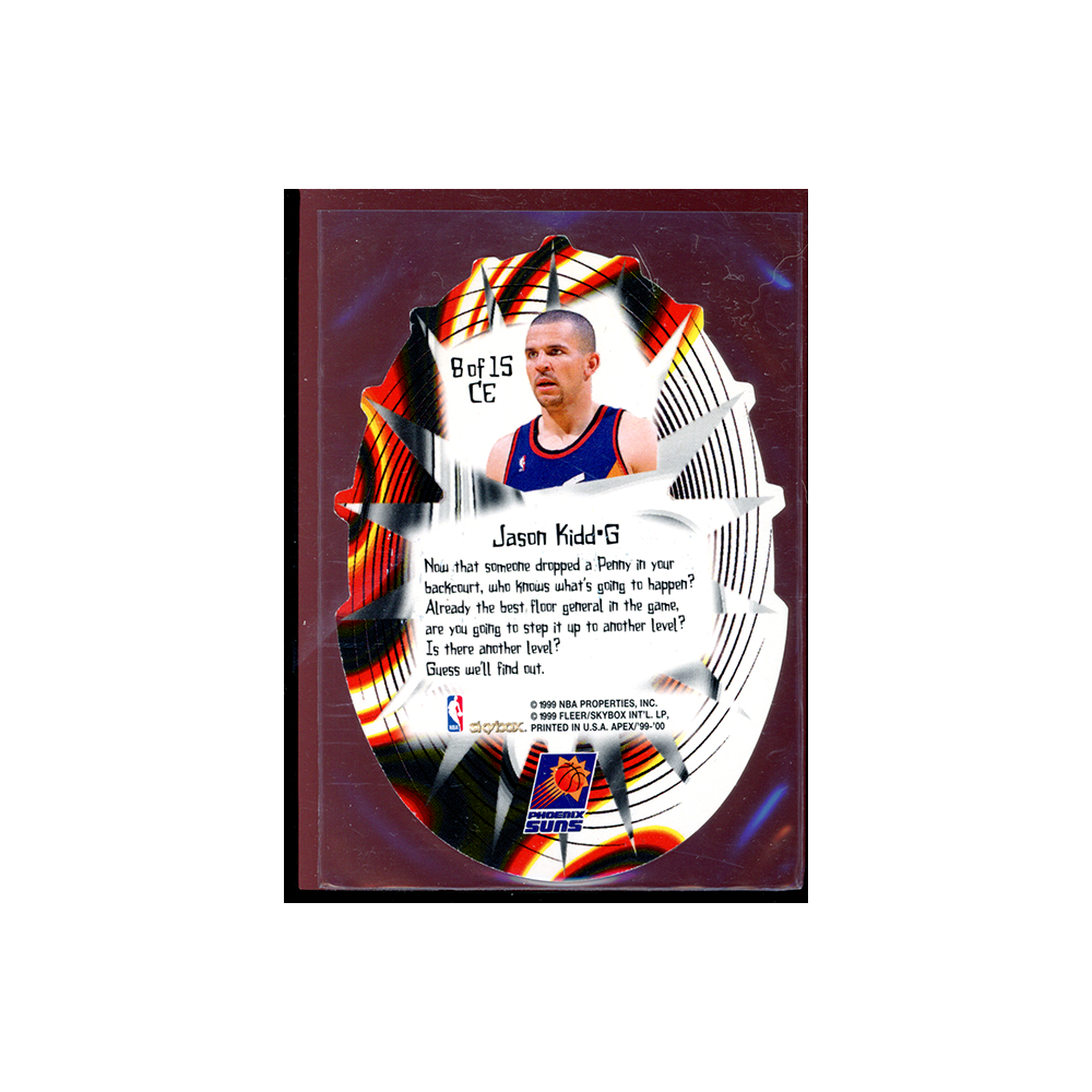 Jason Kidd 1999 Skybox Apex Cutting Edge Die-Cut