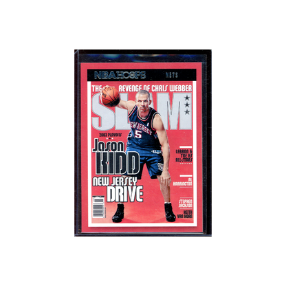 Jason Kidd 2021-22 Panini Hoops Basketball New Jersey Drive Slam