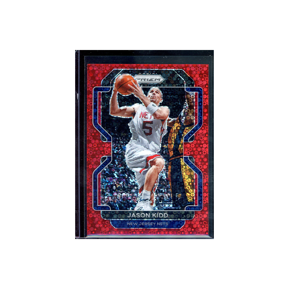 Jason Kidd 2021-22 Panini Prizm Basketball Red Fast Break Prizm /100