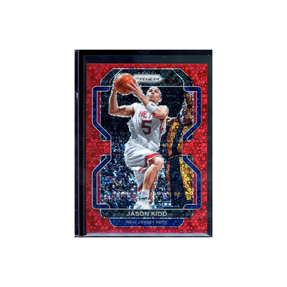 Jason Kidd 2021-22 Panini Prizm Basketball Red Fast Break Prizm /100