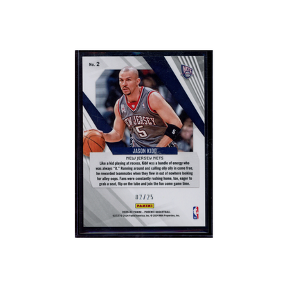 Jason Kidd 2023-24 Panini Phoenix Basketball Fire And Ice /25