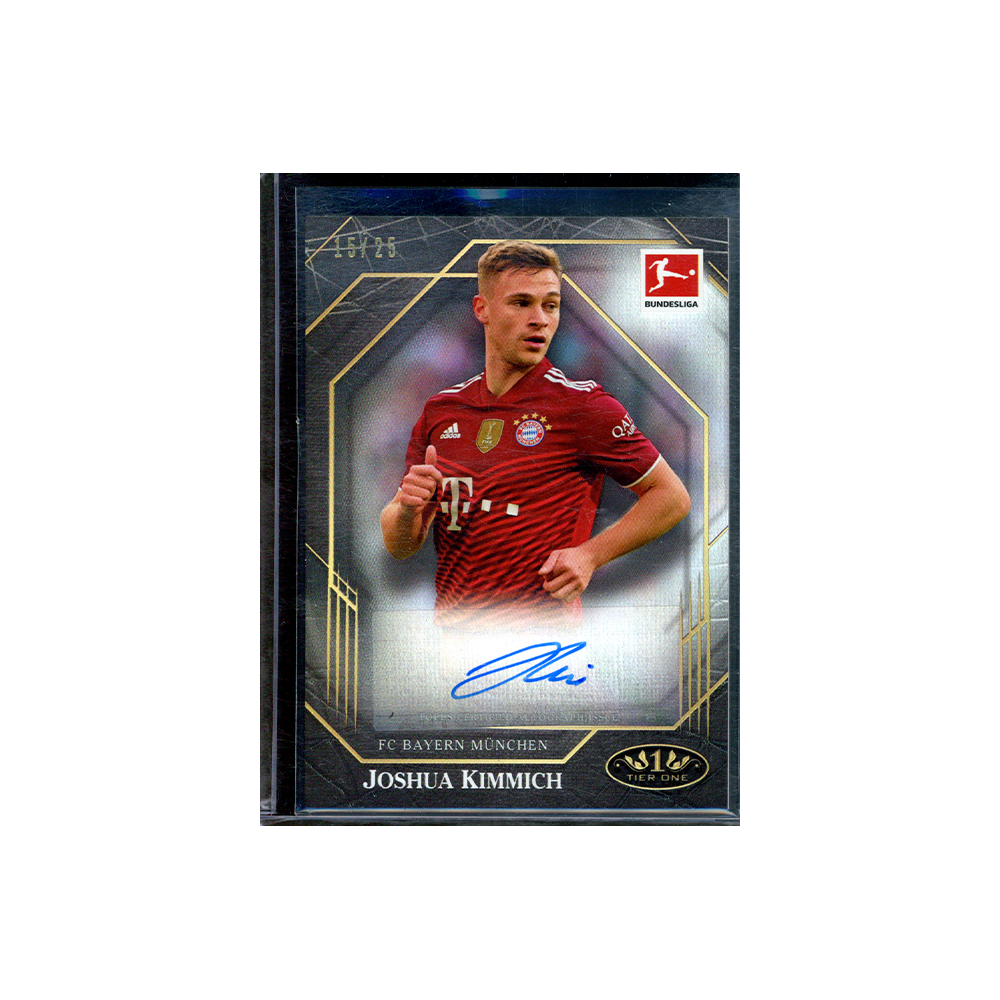 Joshua Kimmich 2021-22 Topps Tier One Bundesliga Auto /25