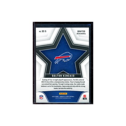 Dalton Kincaid 2023 Panini Rookies &amp; Stars Football Rookie Draft Class Orange /125