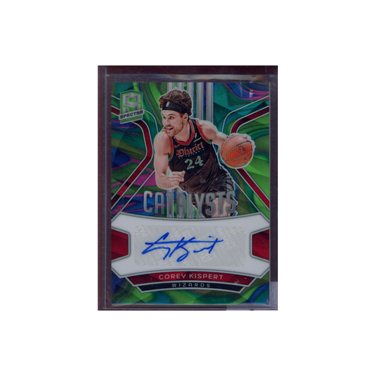 Corey Kispert 2023-24 Panini Spectra Basketball Auto 5/5