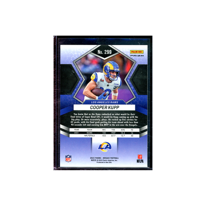 Cooper Kupp 2022 Panini Mosaic Football Genesis Super Bowl LVI MVP