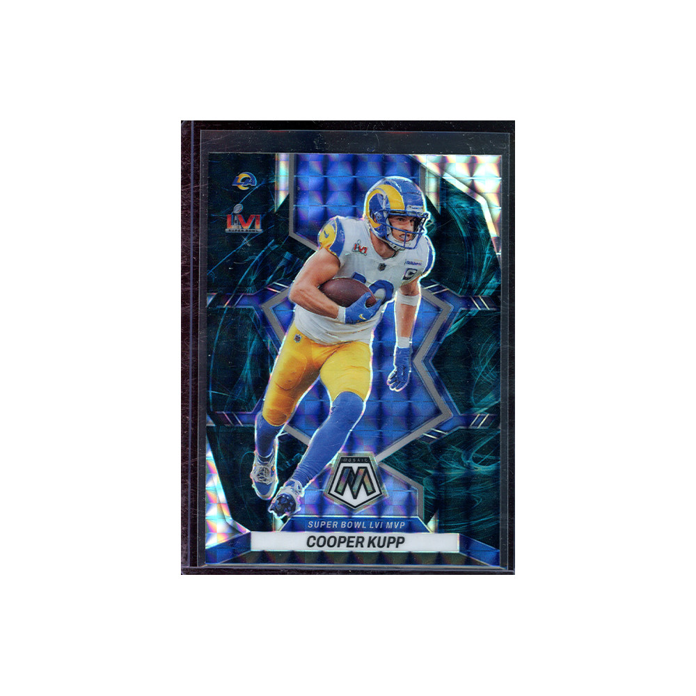 Cooper Kupp 2022 Panini Mosaic Football Genesis Super Bowl LVI MVP