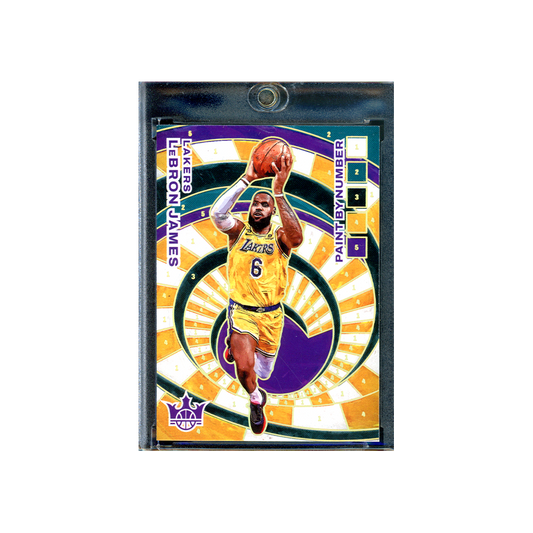 LeBron James 2022-23 Panini Court Kings Basketball Paint By Number