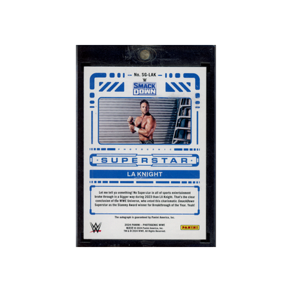LA Knight 2024 Panini Photogenic WWE Superstar Auto Maze /25