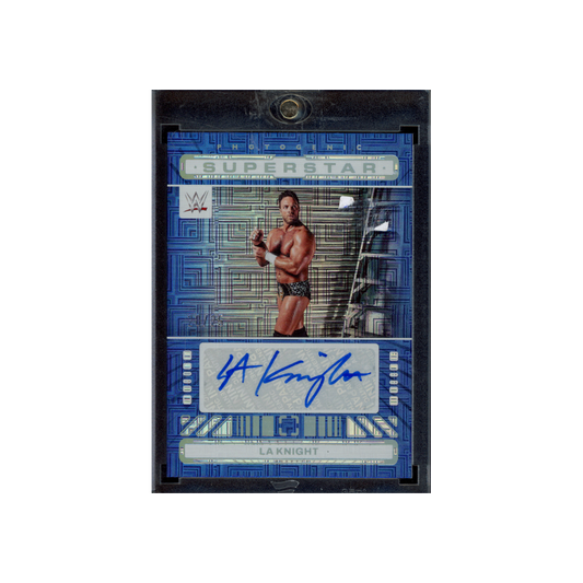 LA Knight 2024 Panini Photogenic WWE Superstar Auto Maze /25