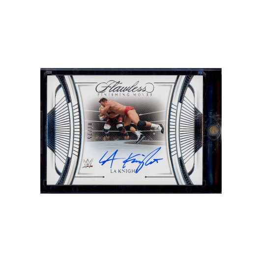 LA Knight 2024 Panini Flawless WWE Finishing Moves Auto /25