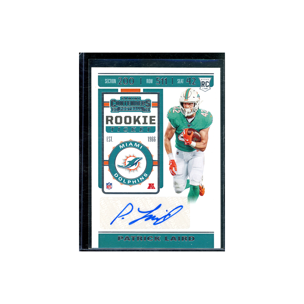 Patrick Laird 2019 Panini Contenders Football Rookie Ticket Auto