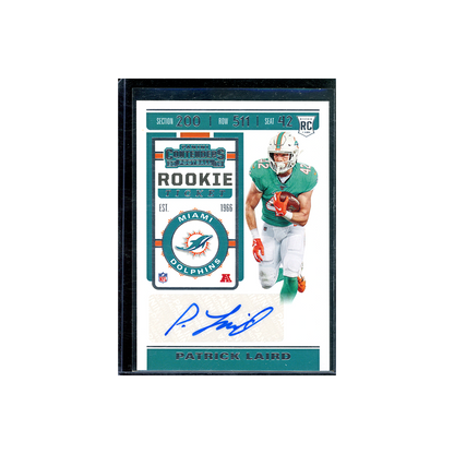 Patrick Laird 2019 Panini Contenders Football Rookie Ticket Auto