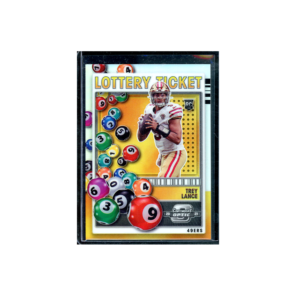 Trey Lance 2021 Panini Contenders Optic Football Lottery Ticket Rookie