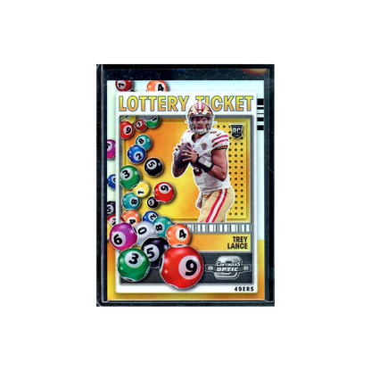 Trey Lance 2021 Panini Contenders Optic Football Lottery Ticket Rookie