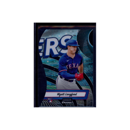 Wyatt Langford 2024 Topps Stadium Club Chrome MLB Rookie /99